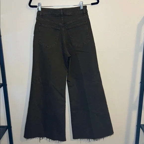 NWT Madewell 25 Flared Wide-Leg Crop Jeans - Picture 9 of 10